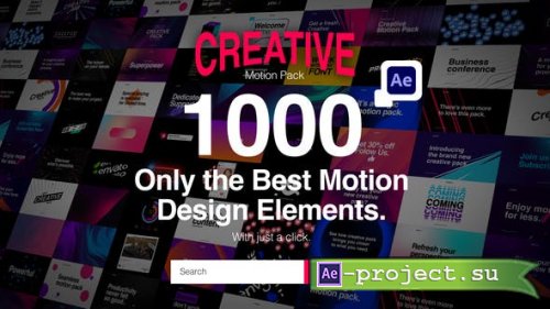 Videohive - Creative Motion Pack - 35391671 - Project & Script for After Effects