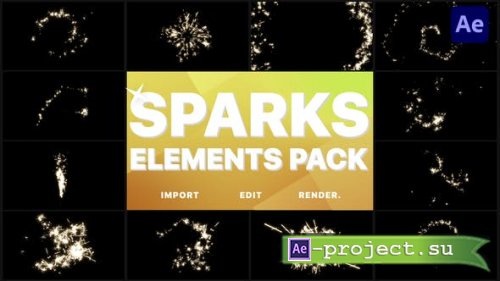 Videohive - Sparks Pack | After Effects - 36384240 - Project for After Effects