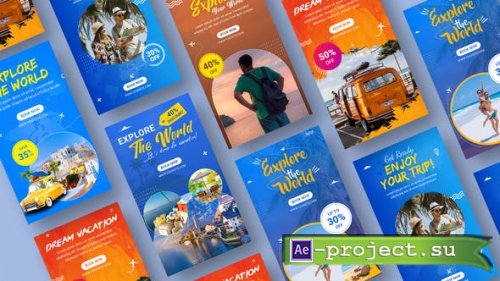 Videohive - Travel Promo Stories Pack - 36399147 - Project for After Effects