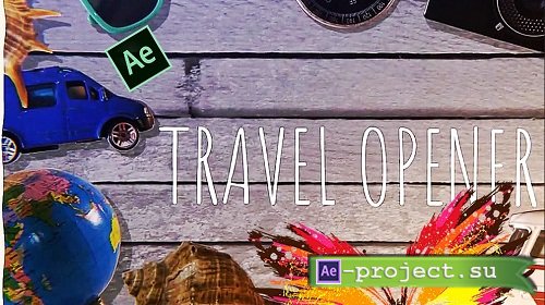 Travel Photo Opener With Collage 447 - Project for After Effects