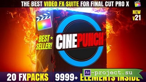 Videohive - CINEPUNCH I FCPX Plugins & Effects Suite for Video Editing & Motion Graphics 26552557