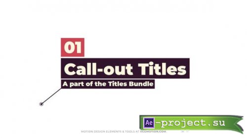 Videohive - Titles - Callouts - 36399261 - Project for After Effects