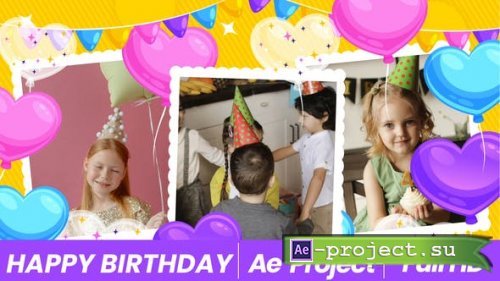 Videohive - Happy Birthday - 36428923 - Project for After Effects