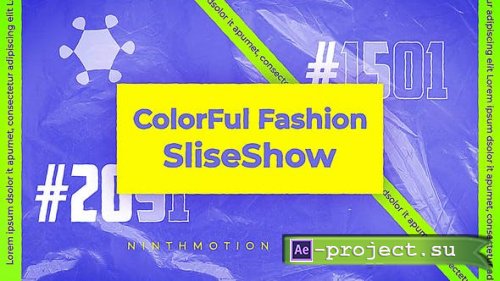 Videohive - Colourful Fashion Plastic SlideShow - 36447434 - Project for After Effects