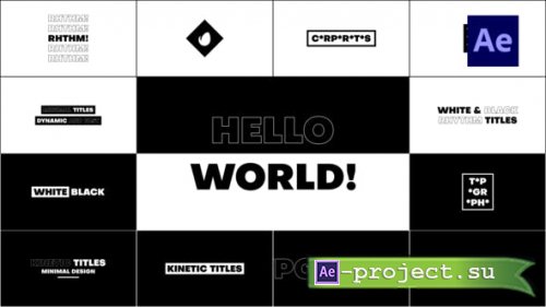 Videohive - Kinetic Titles - 36462816 - Project for After Effects