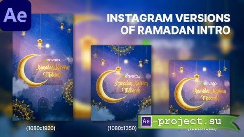 Videohive - Ramadan Intro | Instagram Versions - 36474357 - Project for After Effects