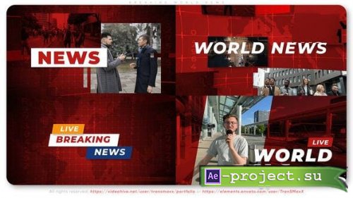 Videohive - Breaking World News - 36492570 - Project for After Effects