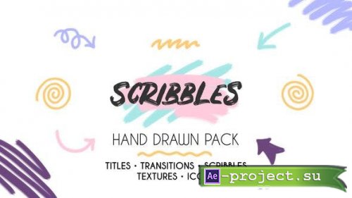 Videohive - Scribbles. Hand Drawn Pack - 36493998 - Project for After Effects