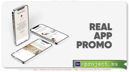 Videohive - Real App Promo - 36474295 - Project for After Effects 