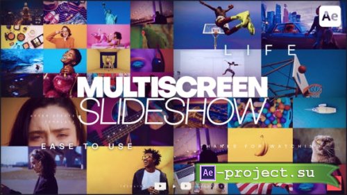 Videohive - MultiScreen Slideshow - 35072886 - Project for After Effects