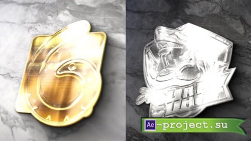 Videohive - Gold - Metal Logo Reveal - 36512234 - Project for After Effects