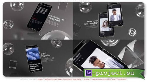 Videohive - Glass App Promo - 36502528 - Project for After Effects
