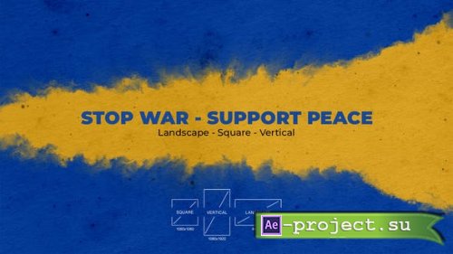 Videohive - Stop War - Support Peace - 36571413 - Project for After Effects