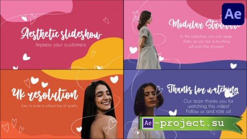 Videohive - Aesthetic Colorful Slideshow Stories | After Effects - 36583694 - Project for After Effects