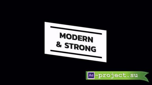 Videohive - Strong Titles | AE - 36583640 - Project for After Effects