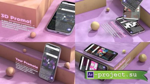 Videohive -  Dynamic 3D promo - 36582586 - Project for After Effects