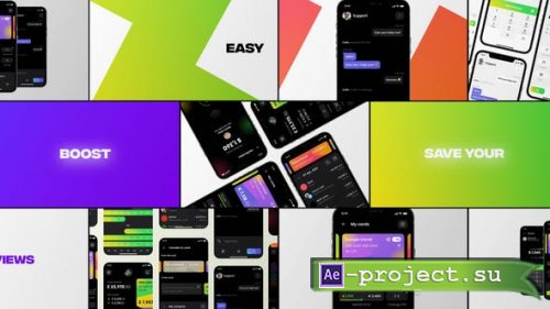 Videohive - Colorful App Promo - 36587057 - Project for After Effects