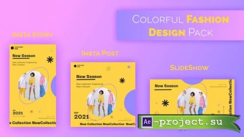 Videohive - Colourful Fashion Design Template Pack - 36380023 - Project for After Effects