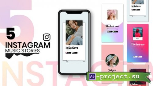 Videohive - Instagram Story Music Visualizer - 36637349 - Project for After Effects