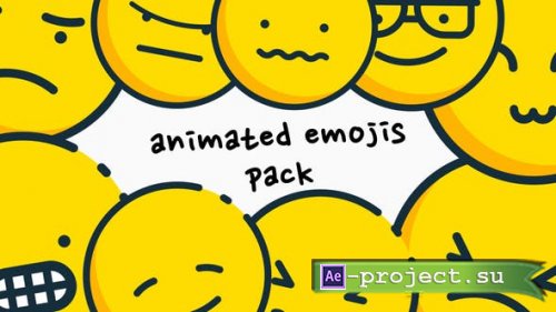 Videohive - Animated Emojis Pack - 36627763 - Project for After Effects