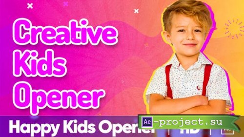 Videohive - Kids Vlog Opener - 36649310 - Project for After Effects