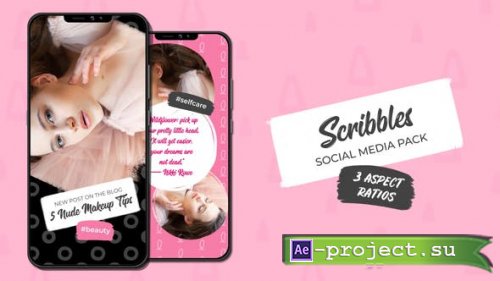 Videohive - Scribbles. Social Media Pack - 36649801 - Project for After Effects