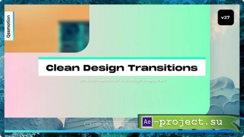 Videohive - Clean Design Transitions - 36660018 - Project for After Effects