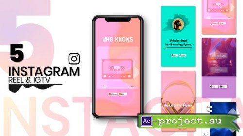 Videohive - Music Visualizer for Instagram Reels & IGTV - 36664631 - Project for After Effects