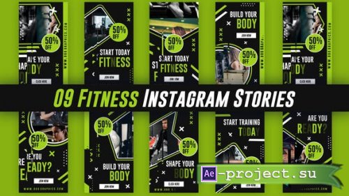 Videohive - Fitness Instagram Stories - 36652202 - Project for After Effects
