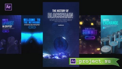 Videohive - Crypto Instagram Stories - 36670362 - Project for After Effects