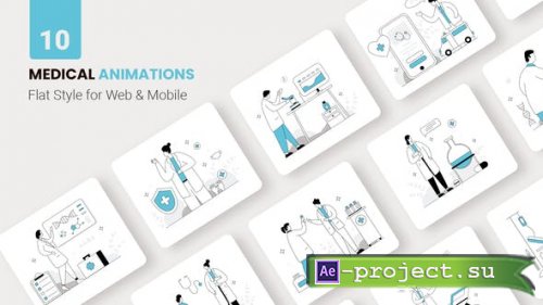 Videohive - Medical Health Animations - Flat Concept - 36683052 - Project for After Effects