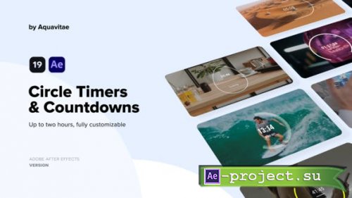 Videohive - Circle Timers & Countdowns - 36586330 - Project for After Effects