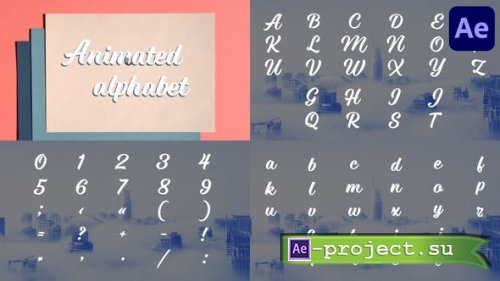 Videohive - Animated Alphabet | After Effects - 36684449 - Project for After Effects