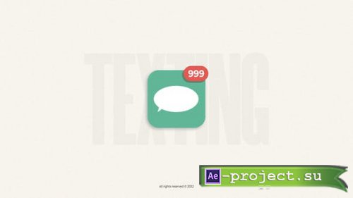 Videohive - Text Messages | AE - 36688740 - Project for After Effects