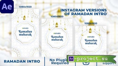 Videohive - Instagram Ramadan Intro - 36694628 - Project for After Effects