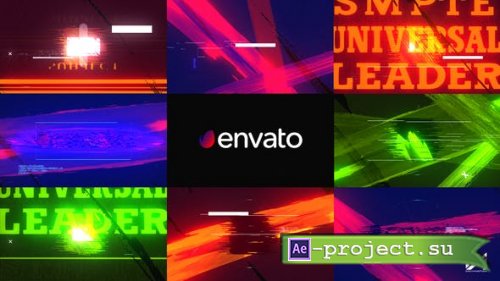 Videohive - Glitch Brushstroke Intro V2 - 36705047 - Project for After Effects