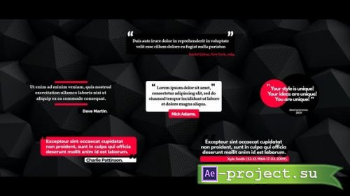 Videohive - Minimal Quotes For After Effects - 36708783 - Project for After Effects