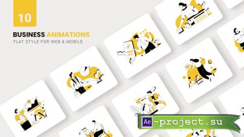 Videohive - Business Technology Animations - Flat Concept - 36703837 - Project for After Effects