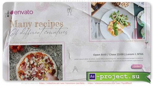 Videohive - Our Restaurant Foods - 36720624 - Project for After Effects