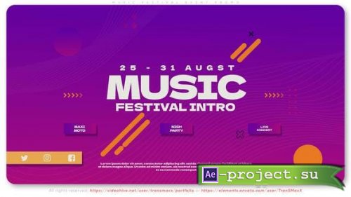 Videohive - Music Festival Event Promo - 36572197 - Project for After Effects