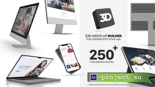 Videohive - 3D Mock-Up Builder - 34881981 - Project & Script for After Effects