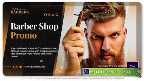 Videohive - Barber Shop Promo - 36771443 - Premiere Pro Templates