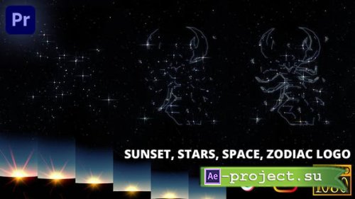 Videohive - Dream Constellation - Space Logo Reveal | Premiere Pro - 36748775