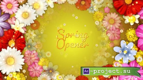 Videohive - Spring Flowers Titles - 36766429 - Project for After Effects