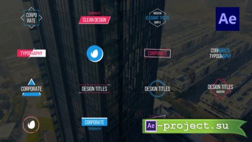 Videohive - Corporate Titles - 36773420 - Project for After Effects