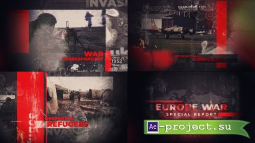 Videohive - Grunge War Intro - 36822003 - Project for After Effects