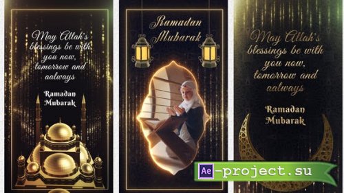 Videohive - Ramadan Kareem Social Media Intro - 36832037 - Project for After Effects