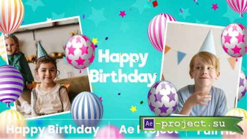 Videohive - Happy Birthday 2 - 36822471 - Project for After Effects