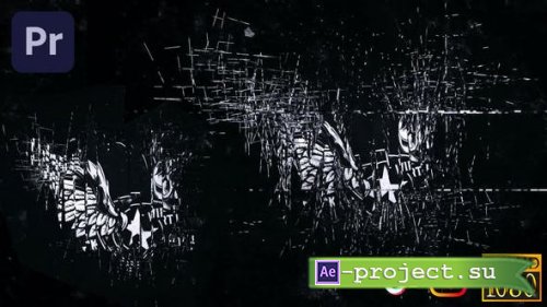 Videohive - Dark Glitch - Grunge Logo Reveal | Premiere Pro - 36834905 - Premiere Pro Templates