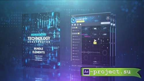 Videohive - Technology Constructor Elements Bundle - 36865401 - Project & Script for After Effects